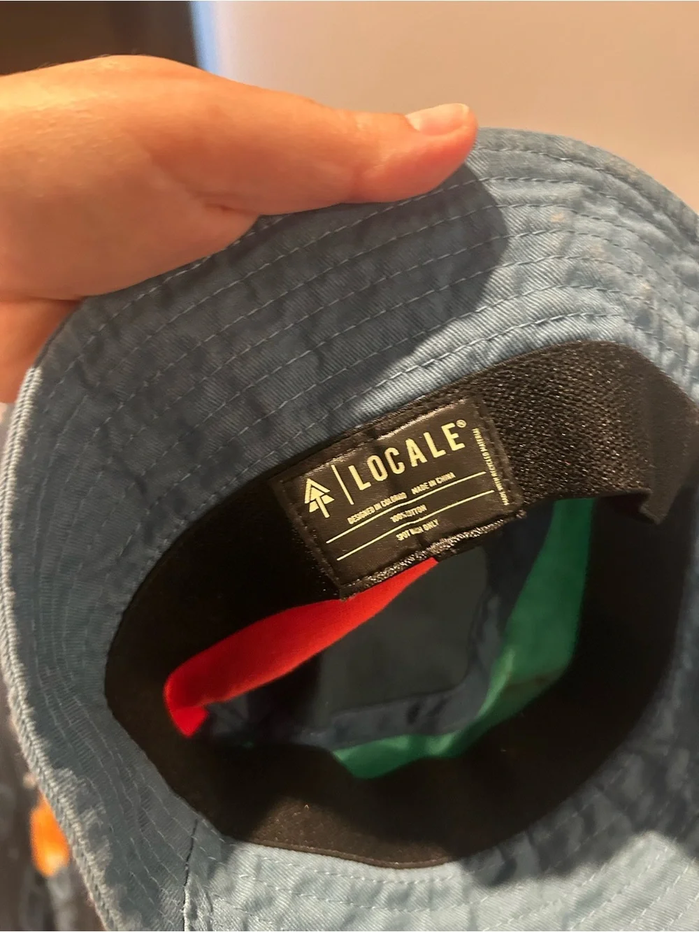 Steamboat Kids Two-Tone Green and Teal Bucket Hat